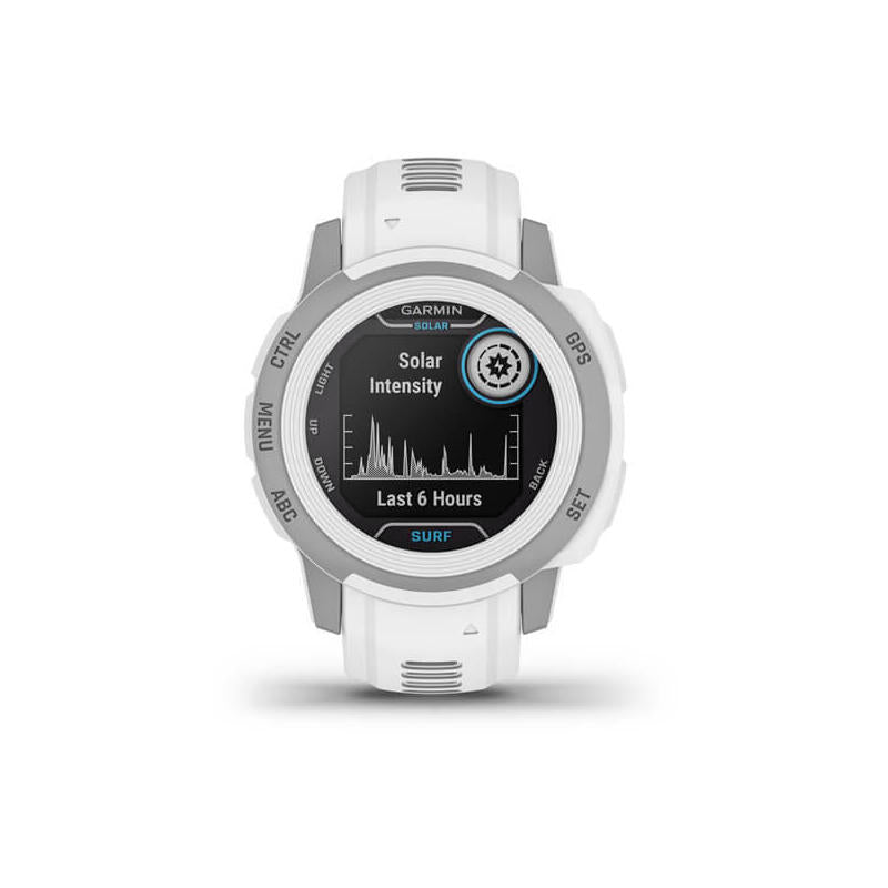 Reloj Garmin Instinct 2s Solar Surf Edition Ericeira Z Czujnikiem TäTna Hrm Elevate (Szary / BiaåY Pasek)
