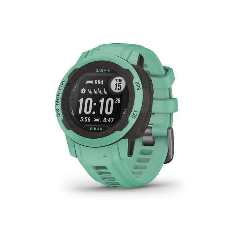 Reloj Garmin Instinct 2s Solar Z Czujnikiem TäTna Hrm Elevate (Turkusowy / Turkusowy Pasek)