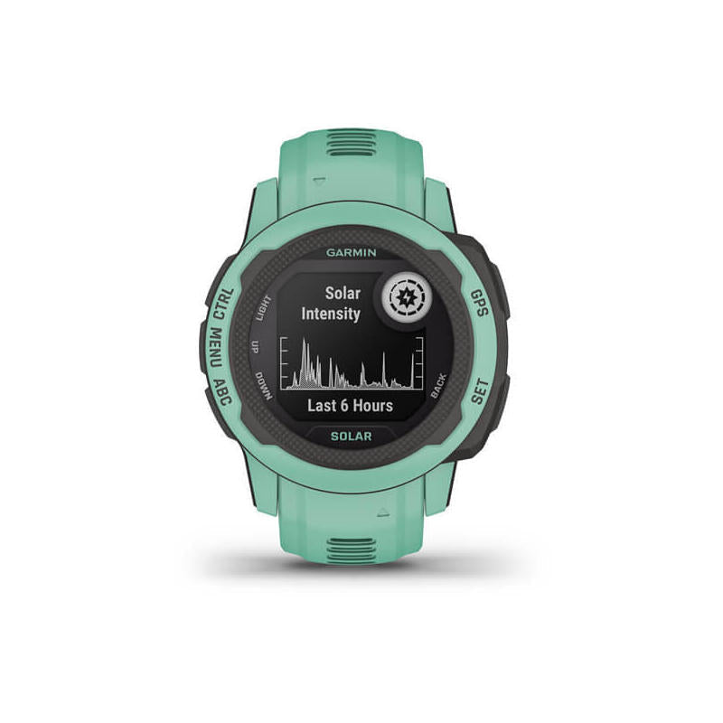 Reloj Garmin Instinct 2s Solar Z Czujnikiem TäTna Hrm Elevate (Turkusowy / Turkusowy Pasek)