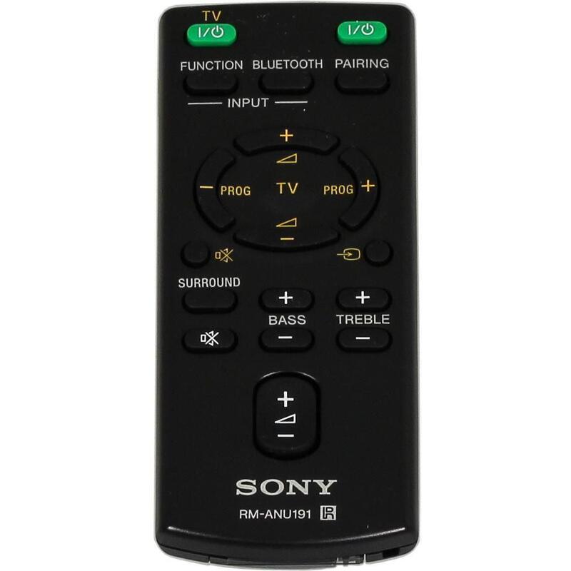 Remote Commander (Rm-Anu191) Ht-Ct60bt