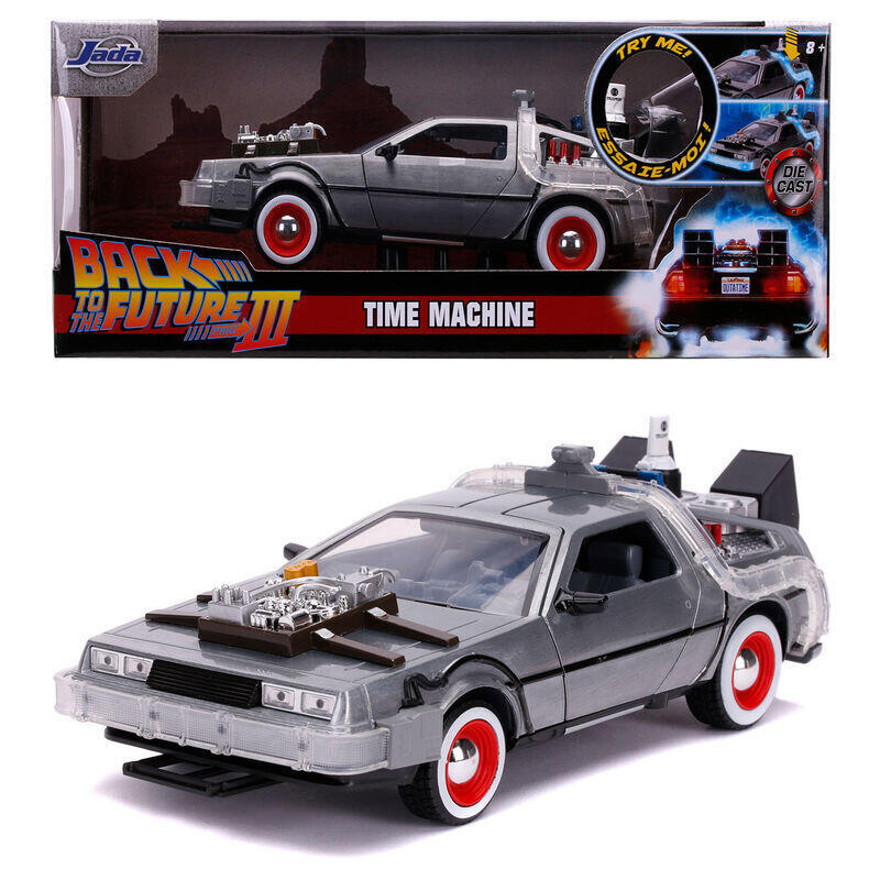 Replica Delorean Time Machine Vehiculo 1/24 Scale Back To The Future Iii