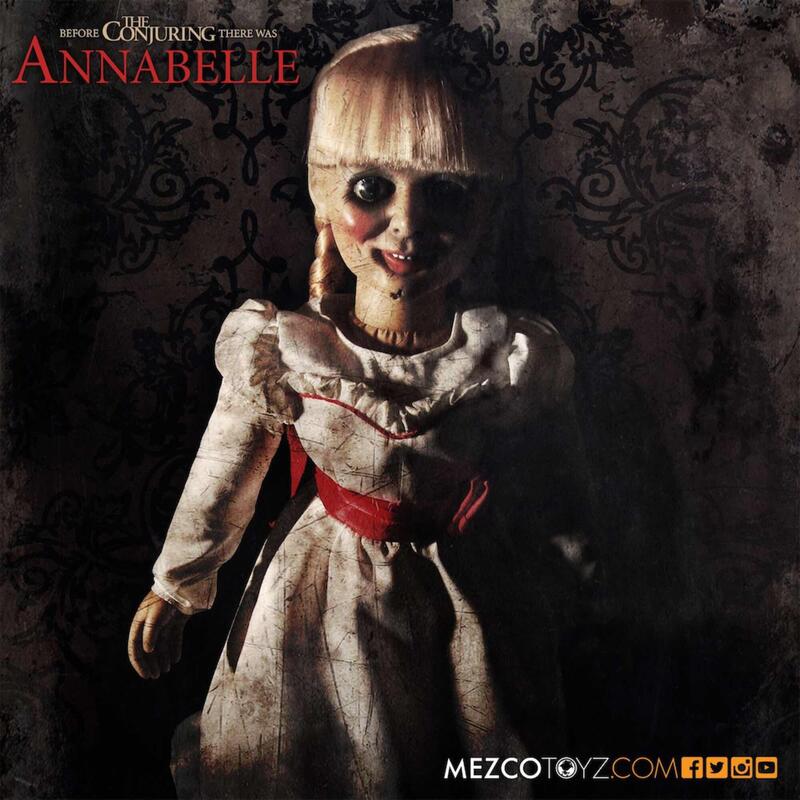 Replica Mezco Toyz Muñeca Annabelle 45 Cm The Conjuring Re Issue