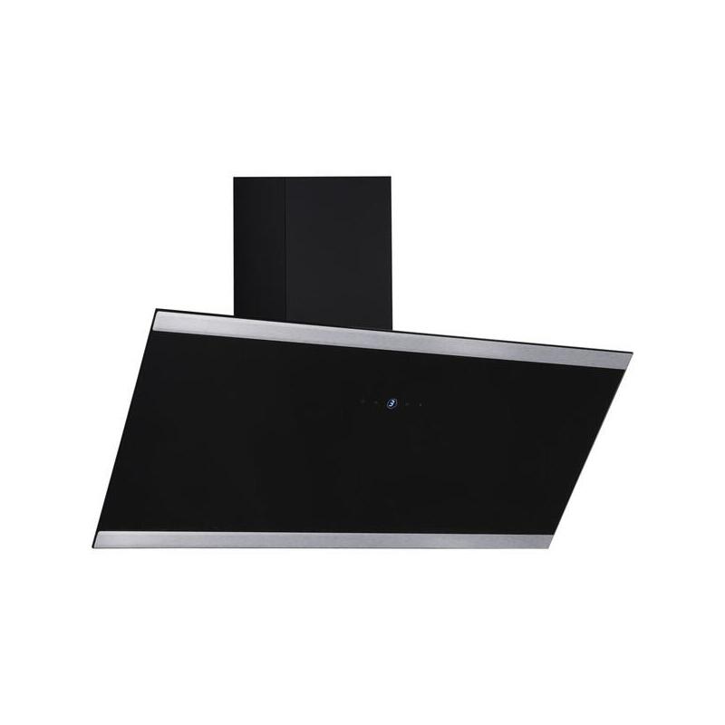 Respekta Ch 89090 S, Campana Extractora Negro/Acero Inoxidable, 90 Cm Ch89090s