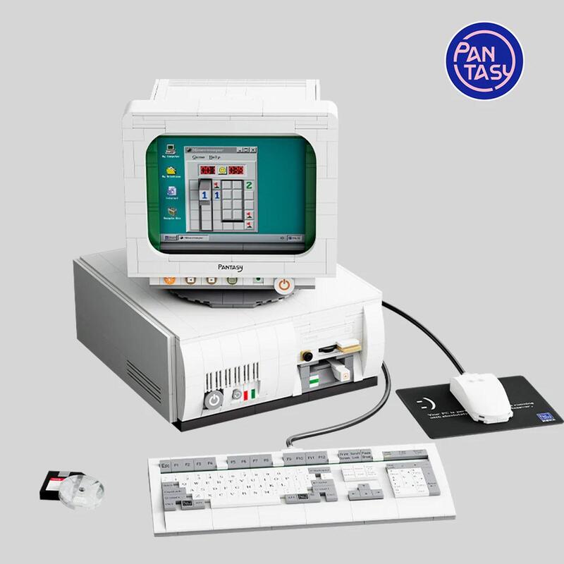 Retro Computer Set Construccion 24 Cm Joyside Series
