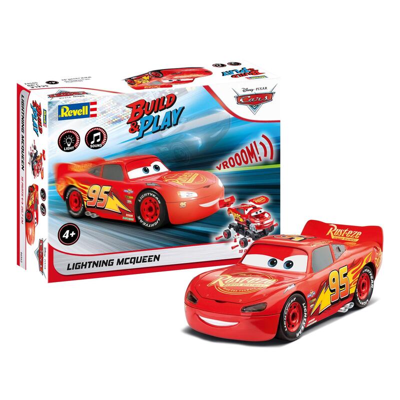 Revell - B&P - Cars - Lightning Mcqueen Disney-Cars Auto Mit Licht&Sound