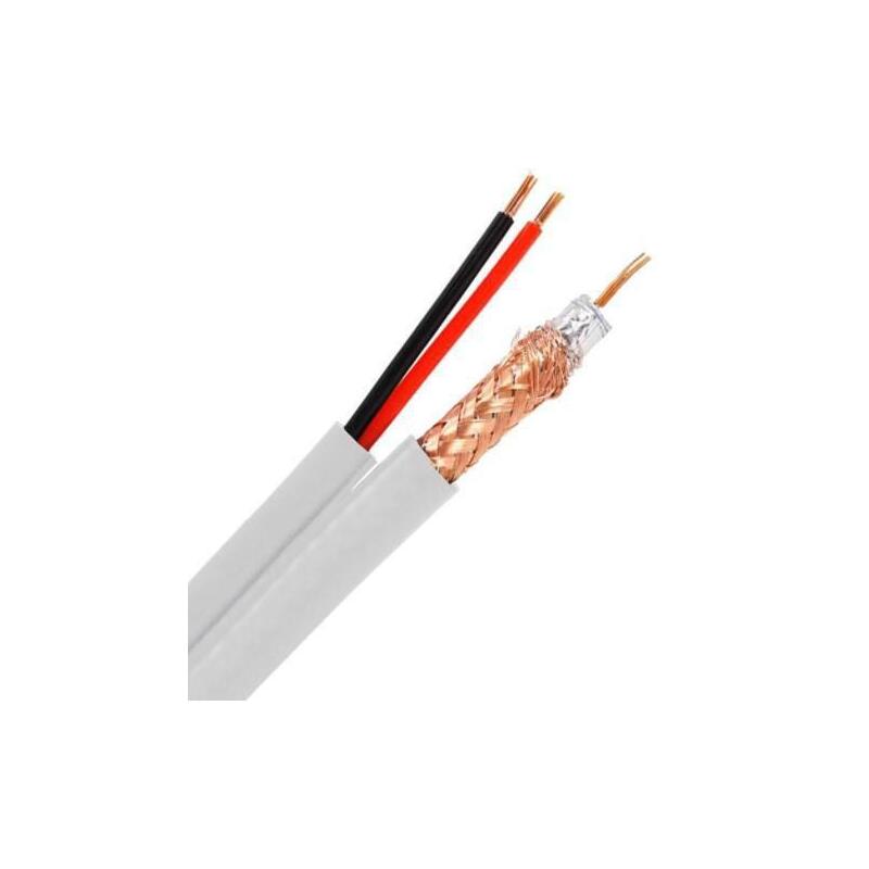 Rg59 Coaxial Cable With Power  Pair