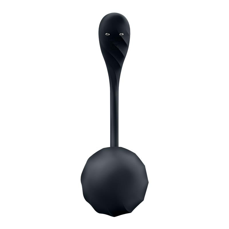 Satisfyer - Ribbed Petal Estimulador Punto G Control Remoto Negro App Gratuita