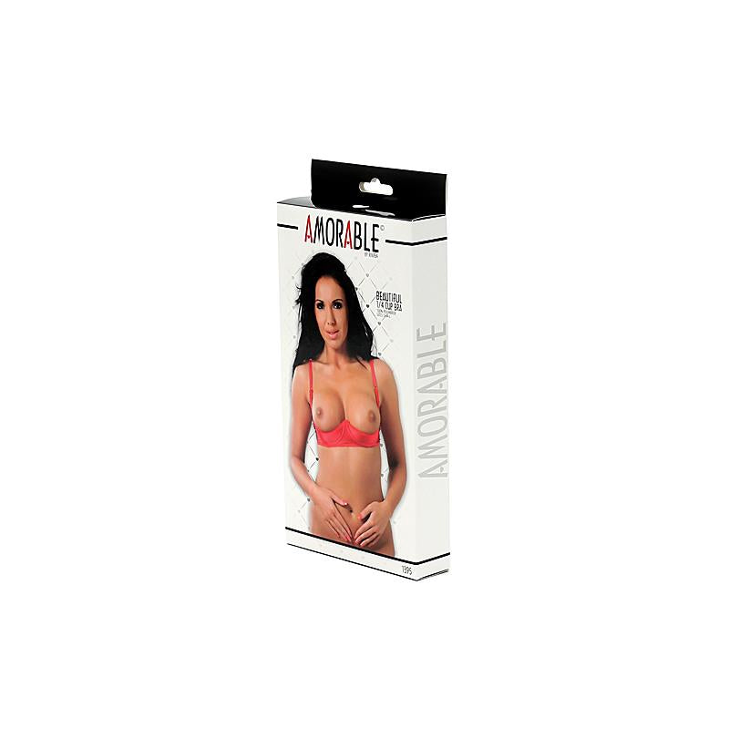 Rimba Amorable Sujetador Sin Copas Color Rojo Talla (Interno):L