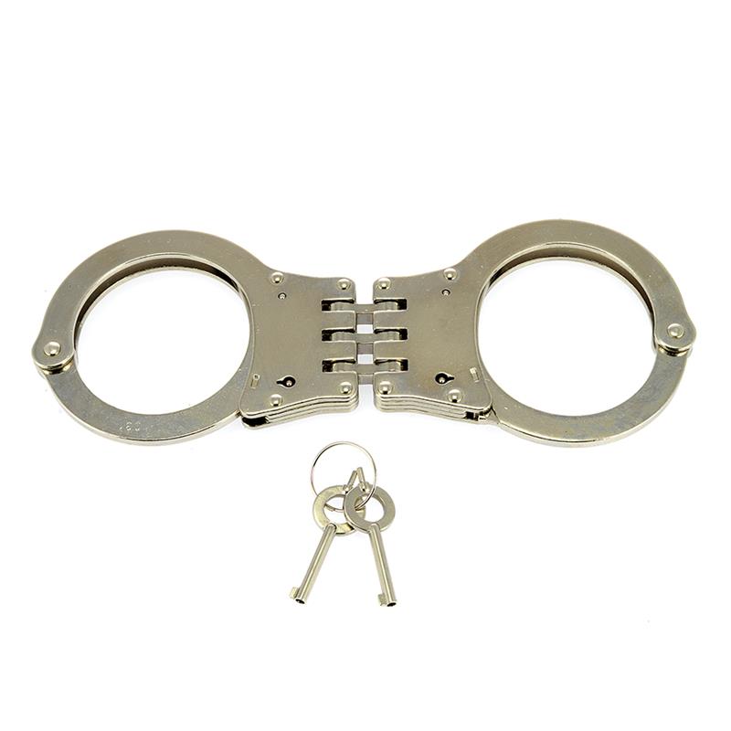 Rimba Bondage Play Esposas De Metal Ajustables