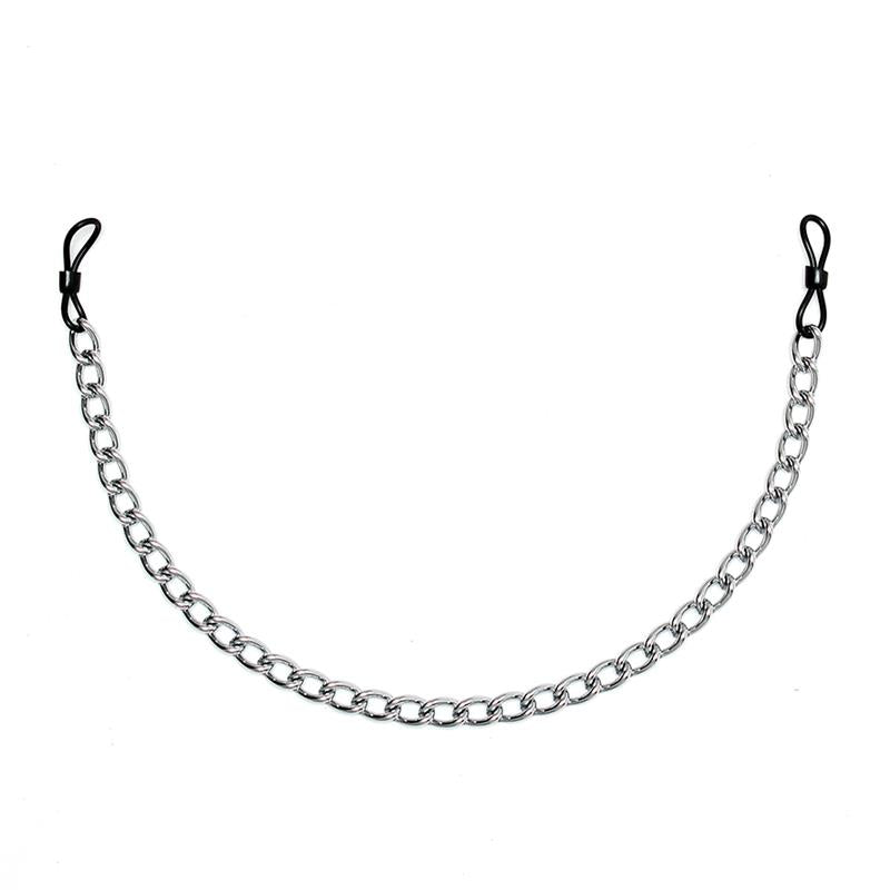 Pinzas Para Pezones De Caucho Rimba Bondage Play Con Cadena