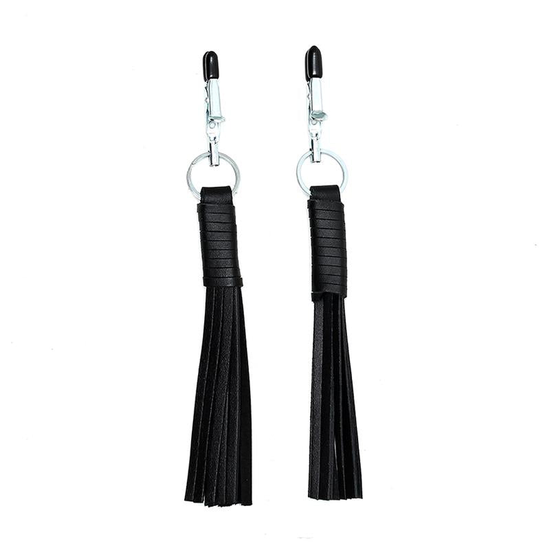 Pinzas Para Pezones De Cuero Rimba Bondage Play