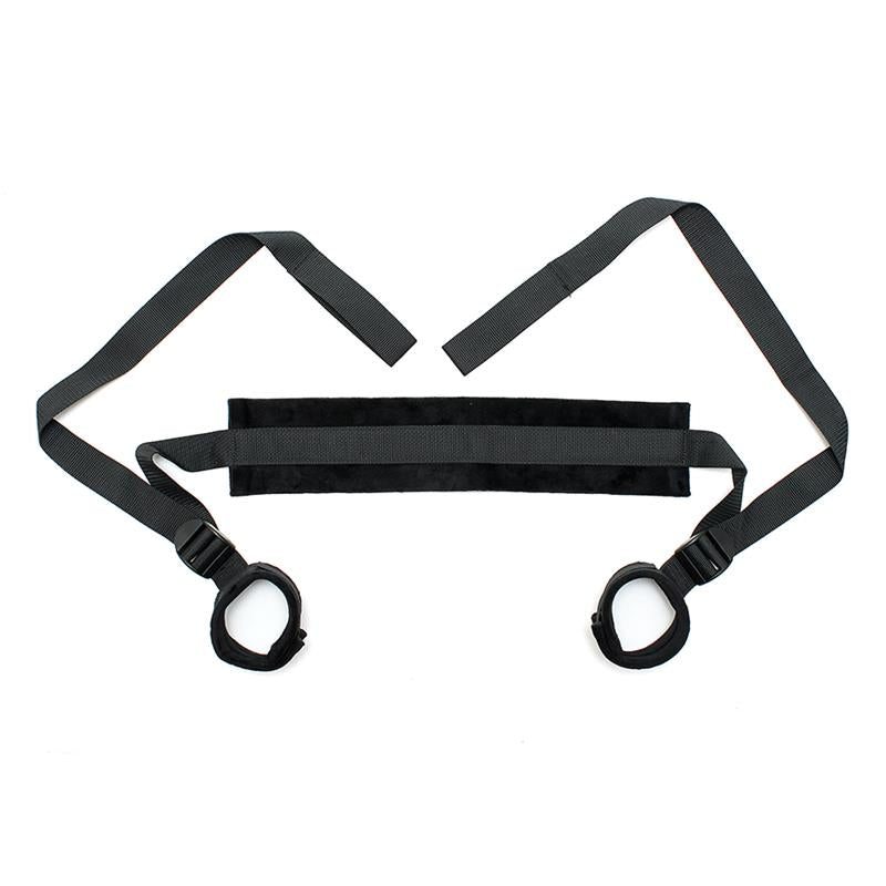 Rimba Bondage Play Set De Ataduras Ajustable Color Negro