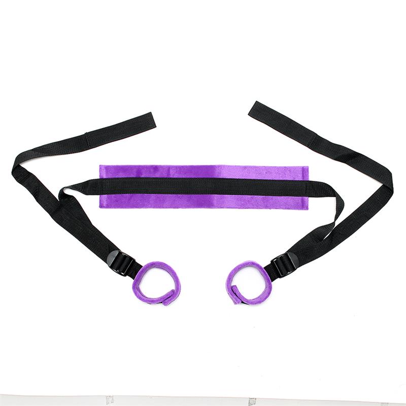 Rimba Bondage Play Set De Ataduras Ajustables Color Púrpura