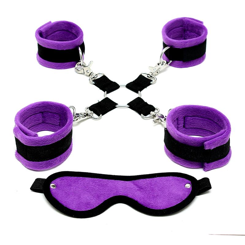 Rimba Bondage Play Set De Bondage Color Púrpura