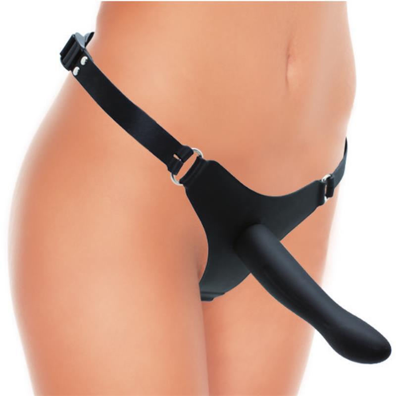 Rimba Latex Play Arnés Con Dildo 16 Cm
