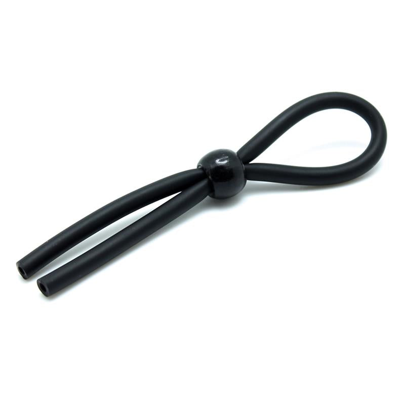 Rimba Latex Play Cordón Ajustable Para Pene Color Negro