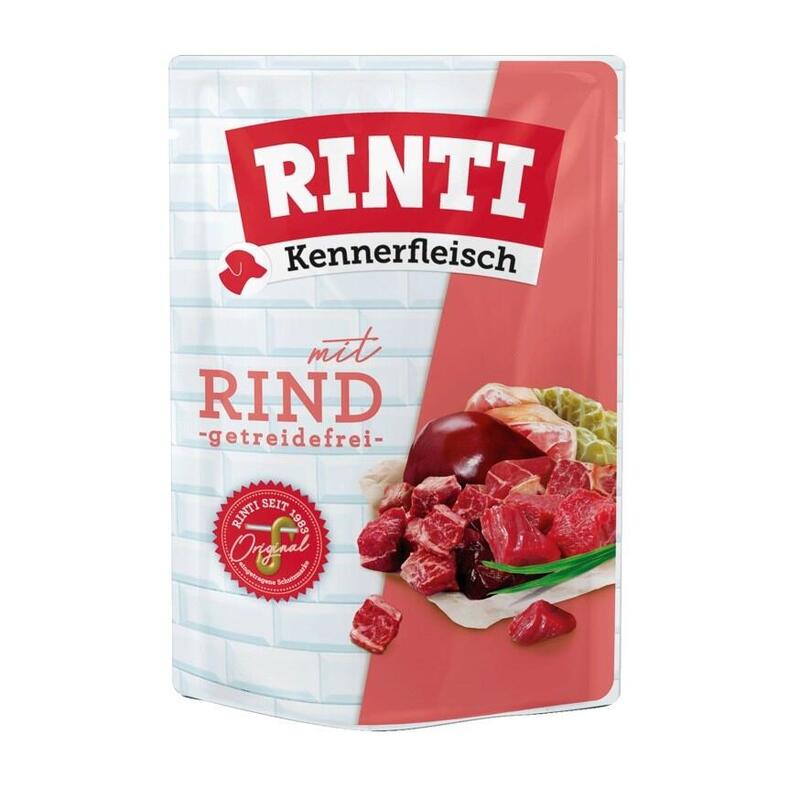 Rinti Kennerfleisch Beef - Comida Húmeda Para Perros - 400g