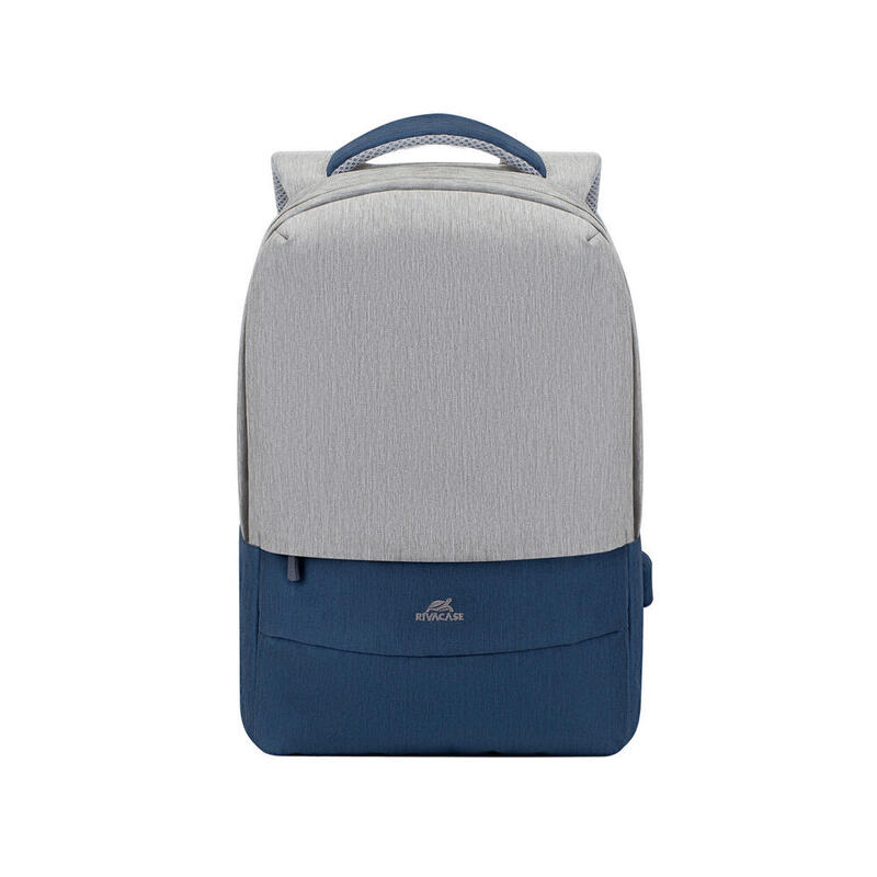 Rivacase 7562 Gris / Azul Oscuro Antirrobo Mochila Para Portátil 15.6