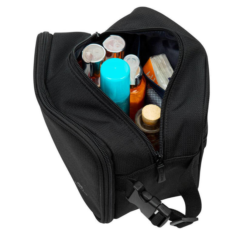 Rivacase 8409 Bolsa De Aseo Poliéster, Poliéster Reciclado Negro