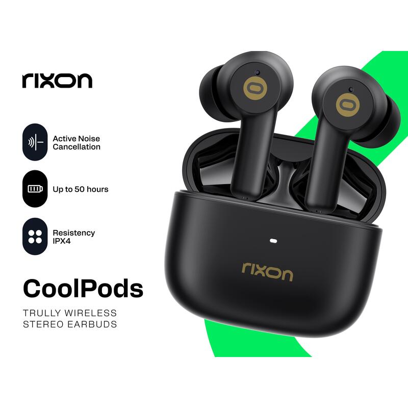 Rixon Coolpods Earbuds Negro