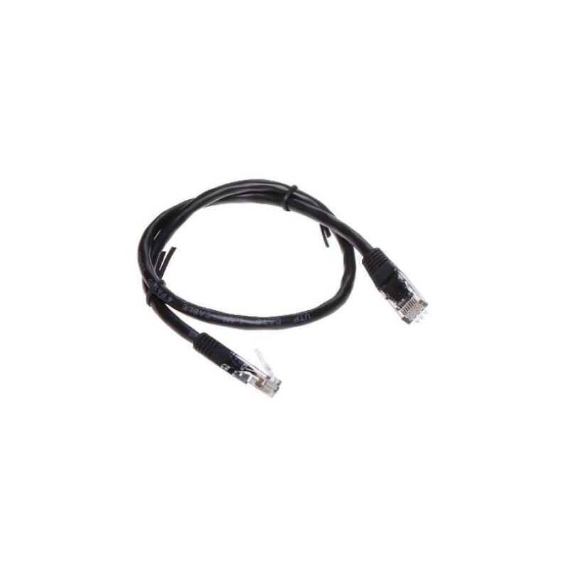 Rj45/6/0.5-Black Patch Cord 0.5m Black