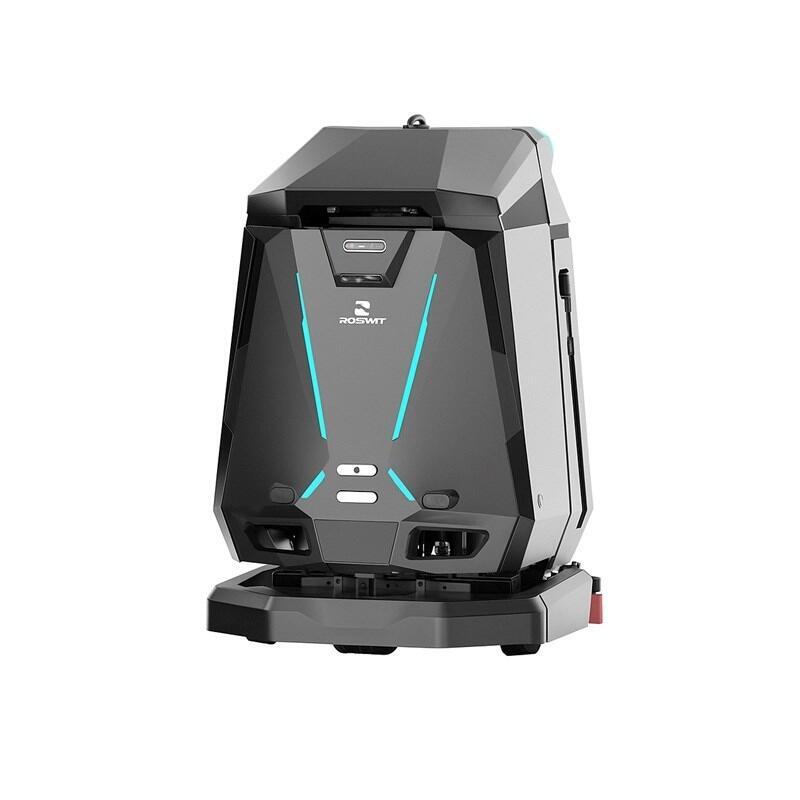 Robot Fregador Profesional Rosiwit Skywalker 50 + Cepillo Cilíndrico Gris