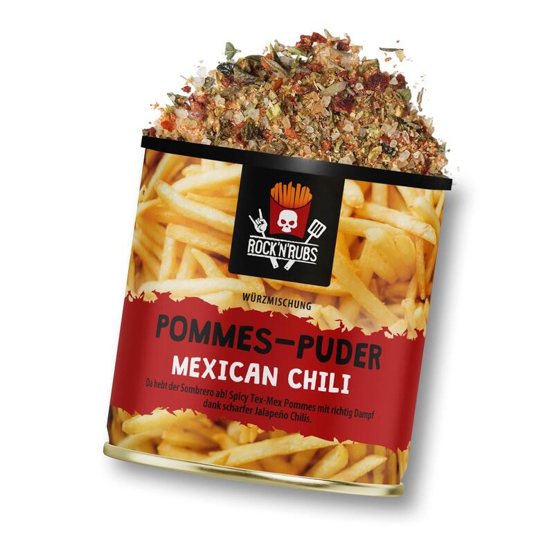 Rock N Rubs Pommes-Puder - Mexican Chili 150g Mhd 06 26