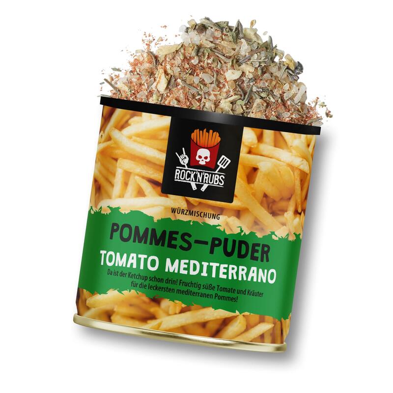 Rock N Rubs Pommes-Puder - Tomato Mediterrano 150g Mhd 06 26
