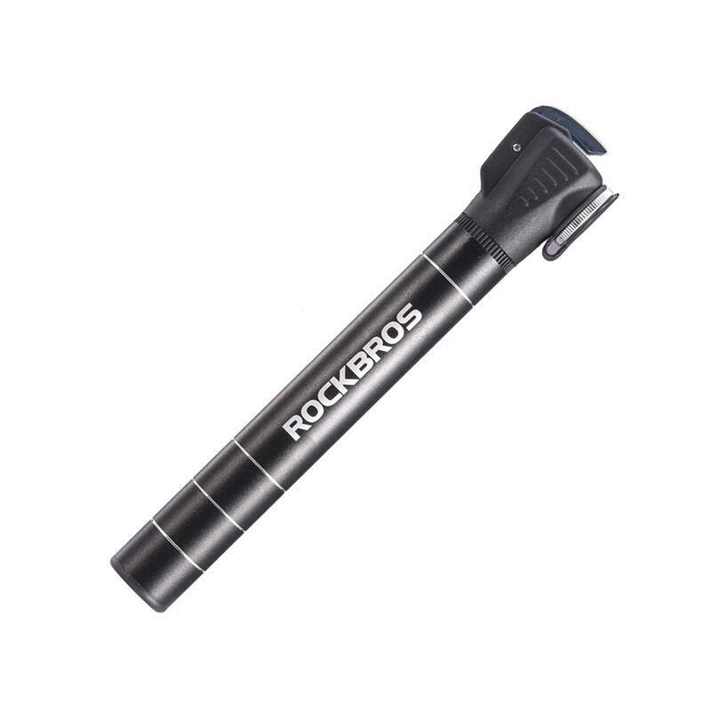 Rockbros Jg-1040b Pequeña Bomba De Bicicleta Negra