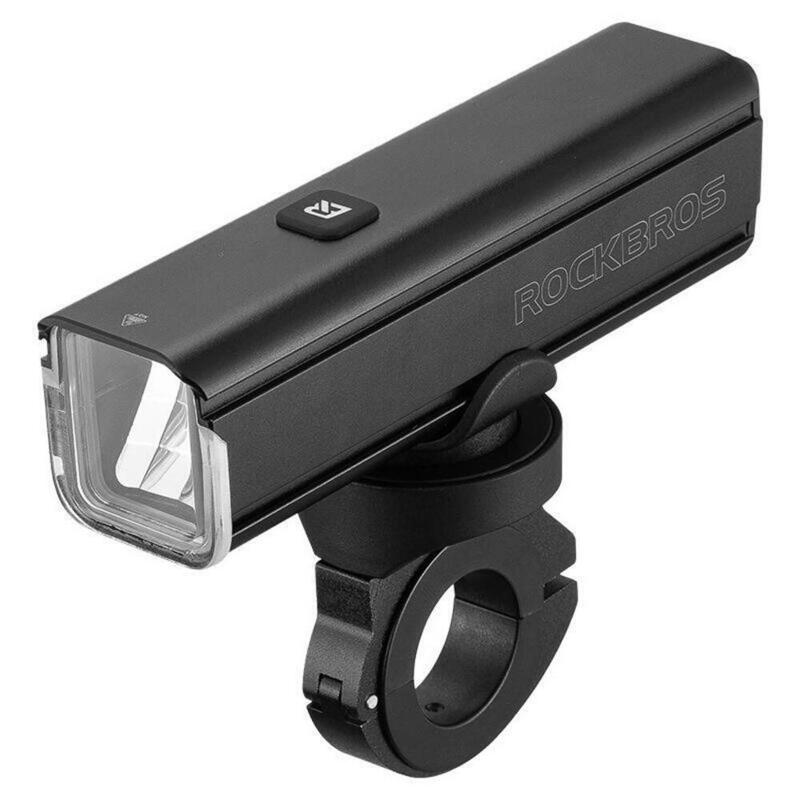 Rockbros Rhl1000 24610002001 Luz Delantera De Bicicleta De 1000 Lm + Cable Usb-C A Usb-A, Negra