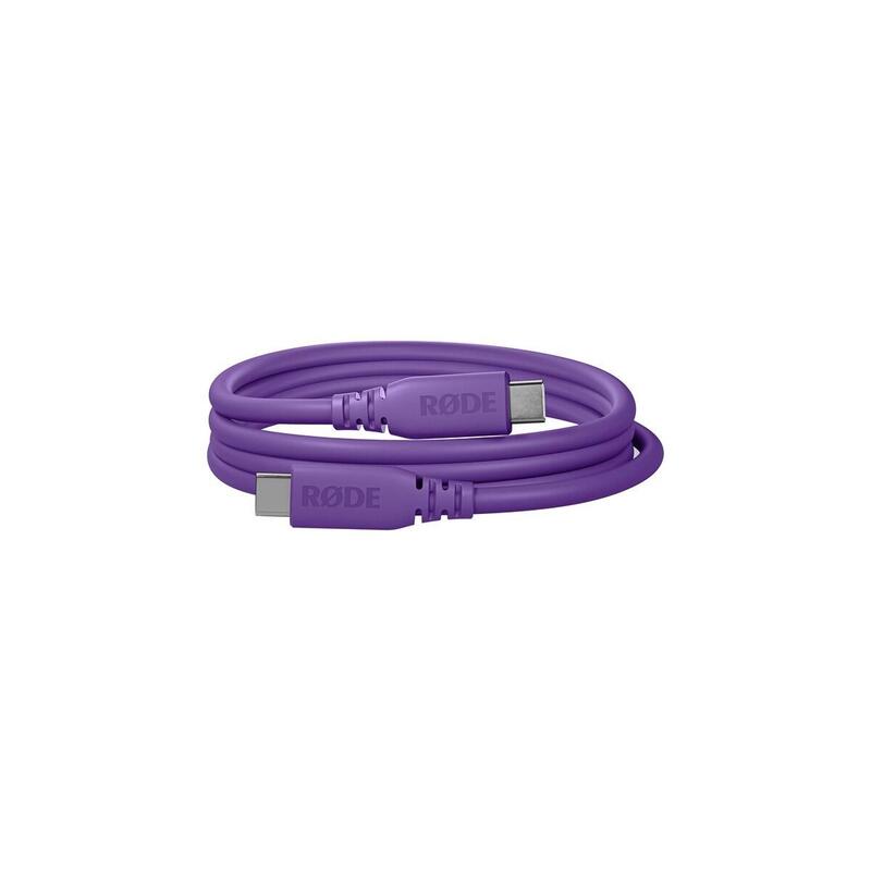 Rode Microphones Cable Usb 3.2 Gen1 Sc27-Pu Violeta, Conector Usb-C > Conector Usb-C Violeta, 2 Metros, Pd Sc27-Pu
