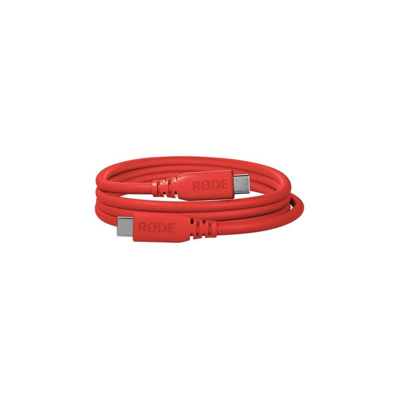 Rode Microphones Cable Usb 3.2 Gen1 Sc27-R Rojo, Conector Usb-C > Conector Usb-C Rojo, 2 Metros, Pd Sc27-R