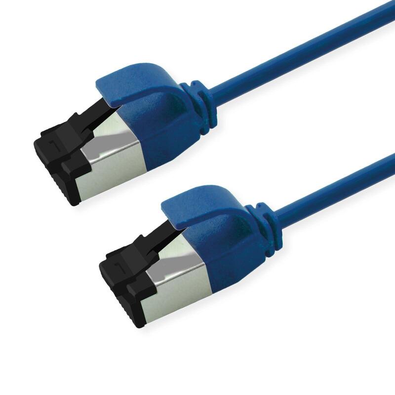 Roline S Ftp Cable De Red Kat.8.1, Slim, Poe, Blau, 2m