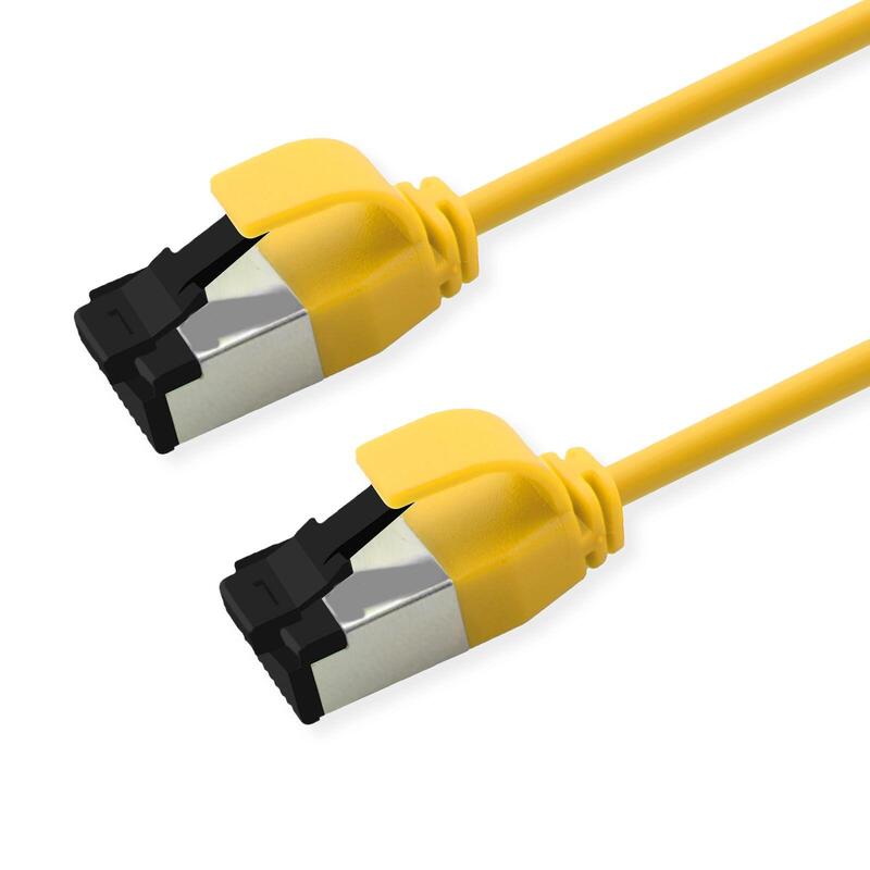Roline S Ftp Cable De Red Kat.8.1, Slim, Poe, Gelb, 1,5m