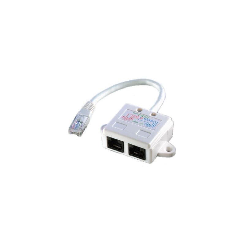 Roline T-Adapter Cat. 5e, Utp Cable De Red Blanco 0,17 M