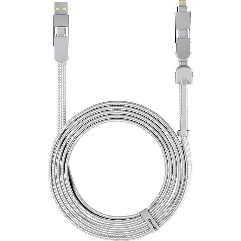 Rolling Square Incharge Xl Cable 3m White