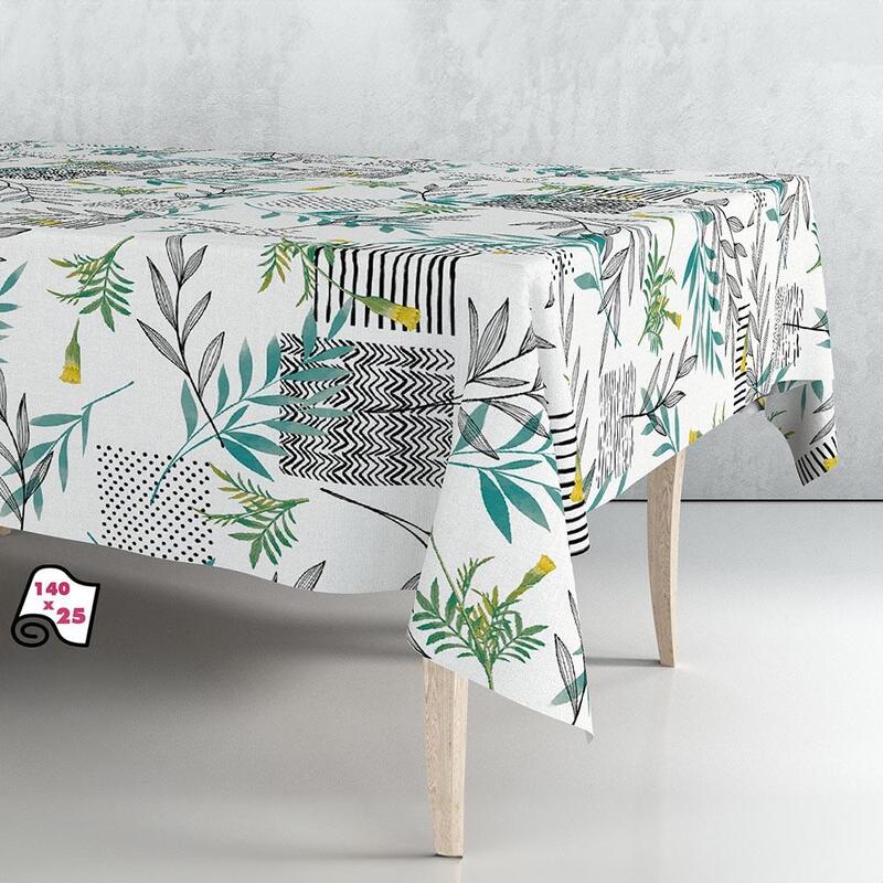 Rollo De Hule Mantel Mix 140cm X 25m Exma