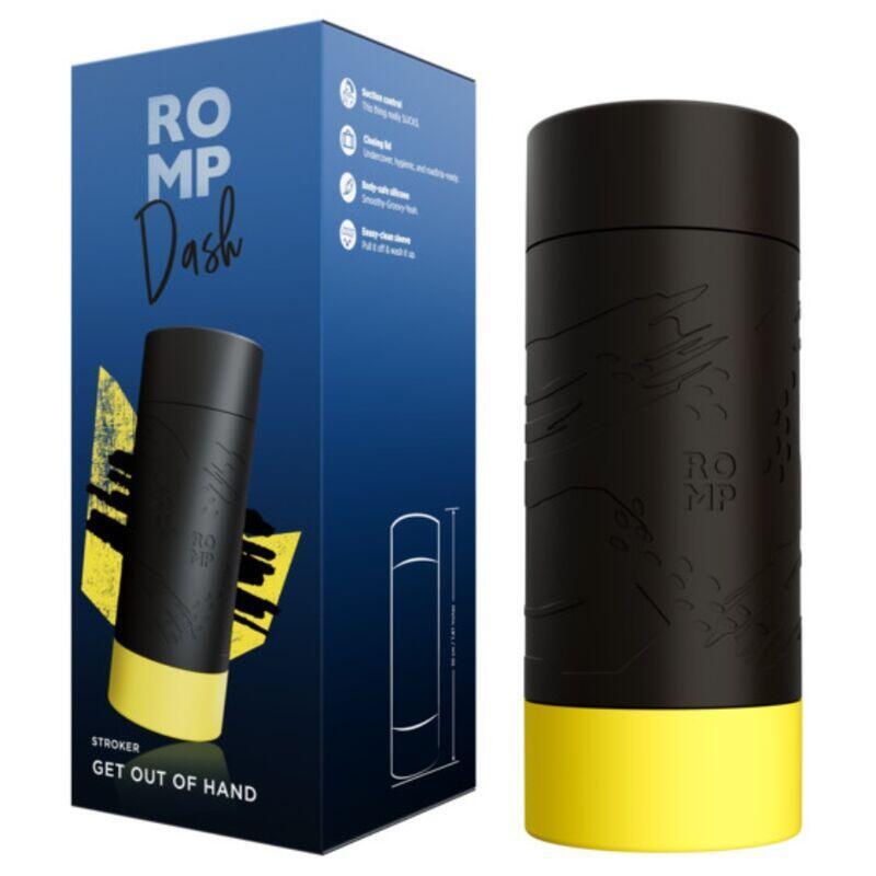 Romp - Dash Masturbador Masculino Con Control De Succión 20 Cm