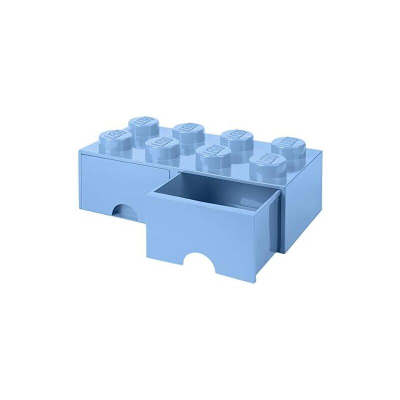 Room Copenhagen 40061736 Caja De Almacenaje Apilable, Ladrillo 8 Pomos, 2 Cajones, 9.4 L