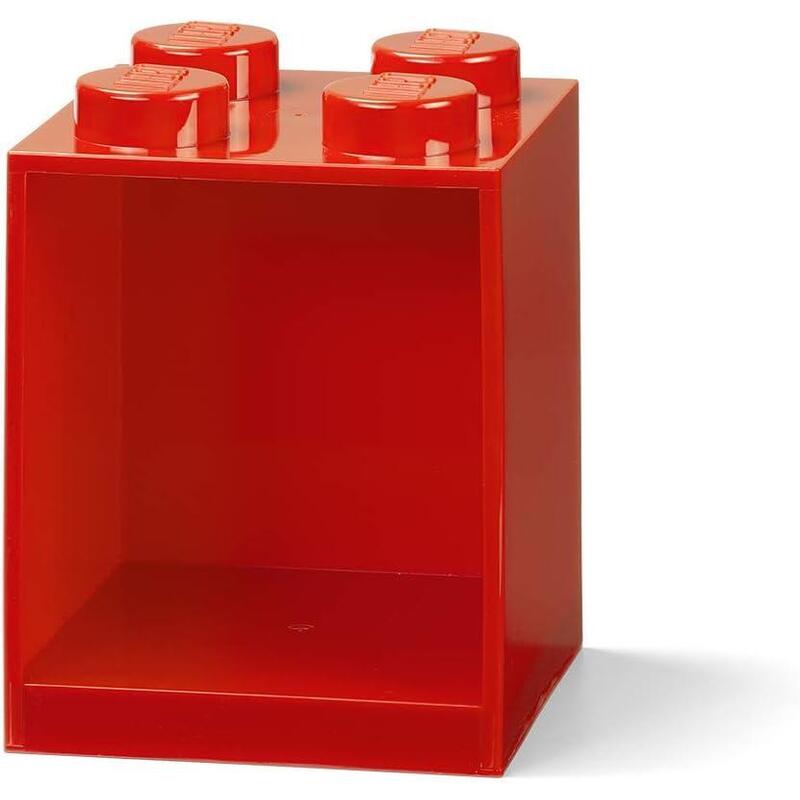 Room Copenhagen Estantería De Bloques Lego 4 Elementos, Rojo, Roja, 4 Ladrillo (41141730)