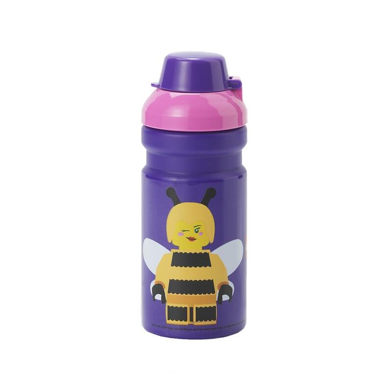 Room Copenhagen Lego Trinkflasche Bee (Lila/Rosa, 0,39 Liter) 40560802