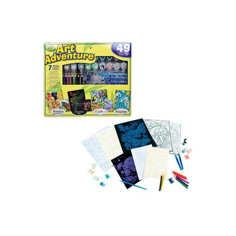 Royal Langnickel Juego De Arte Adventure Super Value 7 Proyectos