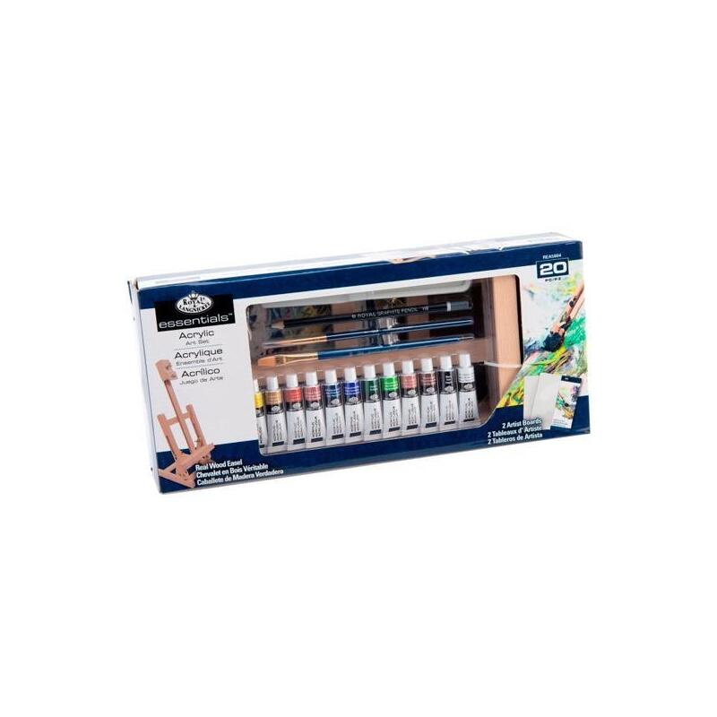 Royal Langnickel Juego De Arte Pintura Acrílica Estuche De 20 Piezas