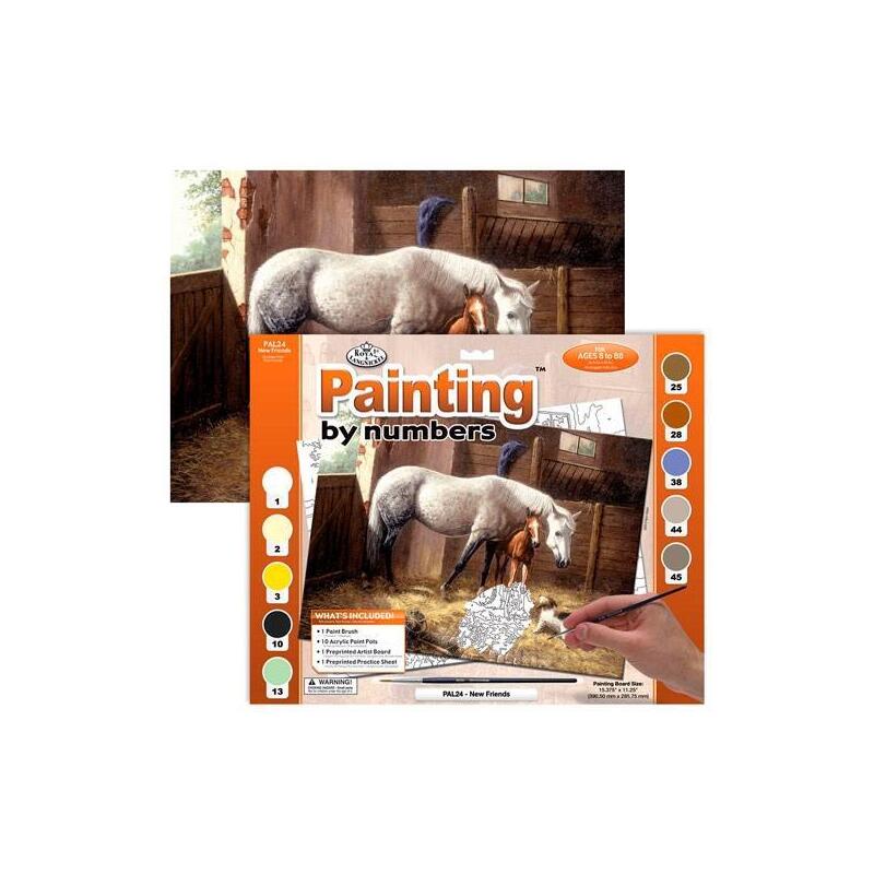 Royal Langnickel Pintura Por Números Adultos Lg "Nuevos Amigos"