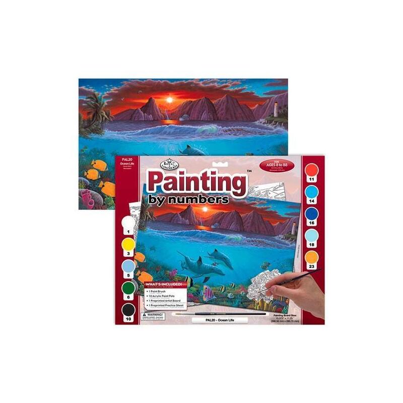 Royal Langnickel Pintura Por Números Adultos Lge "Vida Del Océano"