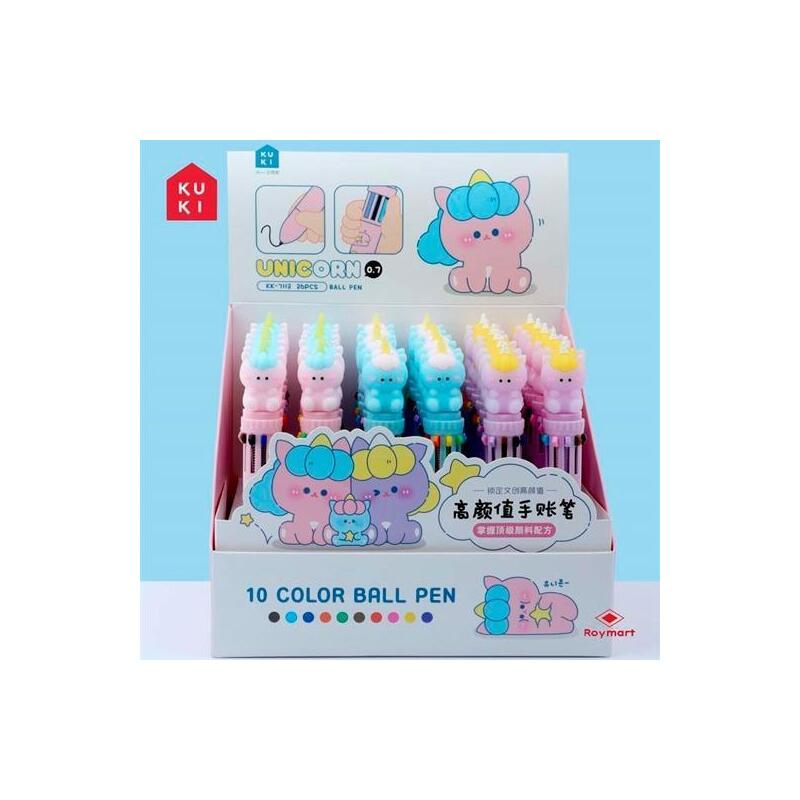 Roymart Bolis De 10 Colores Unicornios Expositor De 36 C/Surtidos