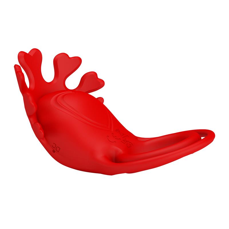 Pretty Love - Ruben Anillo Vibrador 7 Vibraciones Silicona Rojo