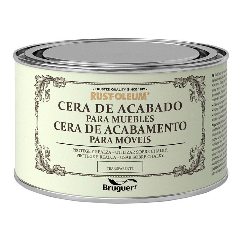 Rust-Oleum Chalky Finish Cera Para Muebles Transparente 0,4l Bruguer