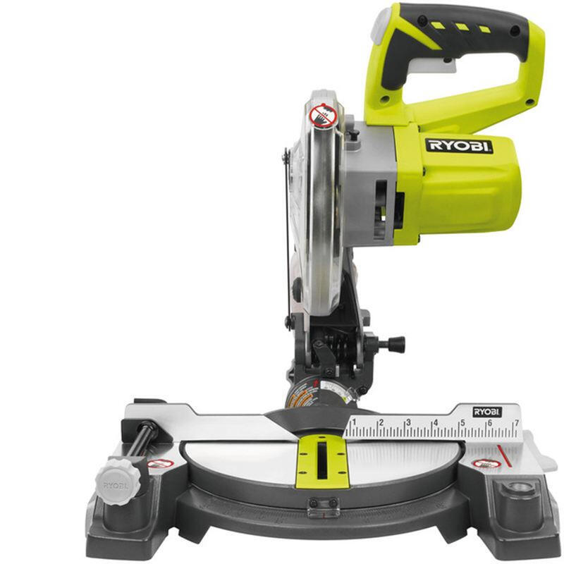 Tronzadora E Ingletadora Inalámbrica Ryobi One+ Ems190dcl, 18 Voltios Verde/Negro, Sin Batería Ni Cargador 5133000932
