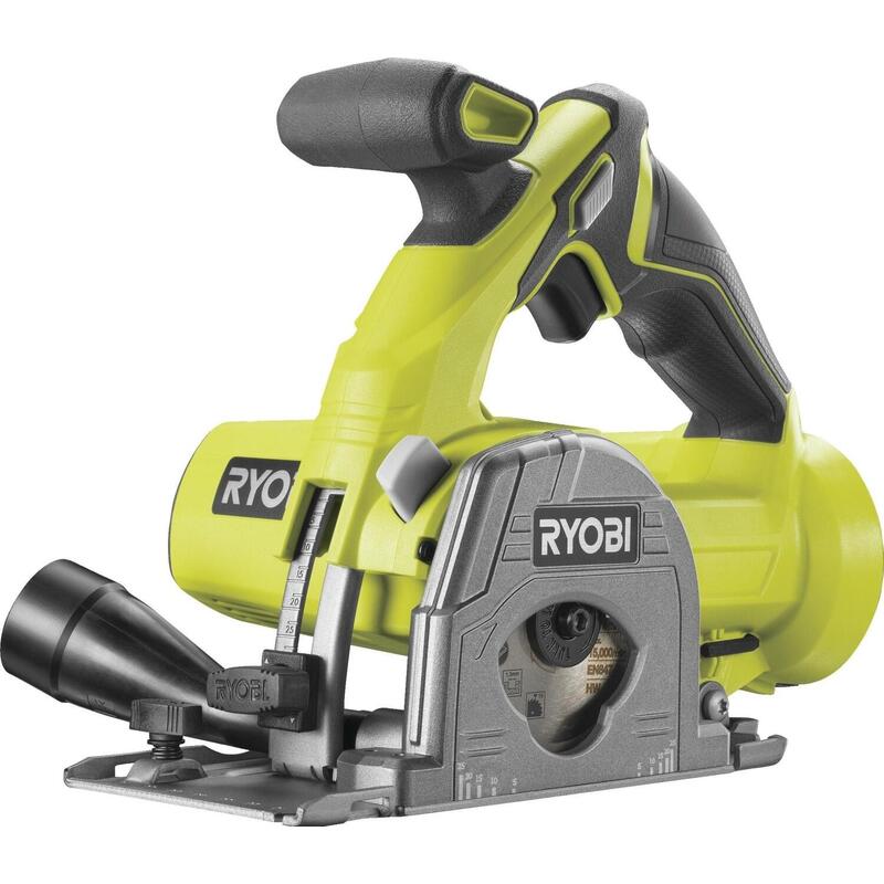 Sierra De Inmersión Inalámbrica Ryobi One+ R18mms-0, 18 Voltios, Sierra Circular De Mano Verde/Negra, Sin Batería Ni Cargador 5133004515